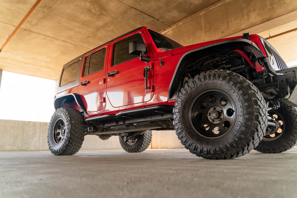 DV8 Offroad SRJK-08 4-Door Jeep Wrangler JK OE Plus Side Steps