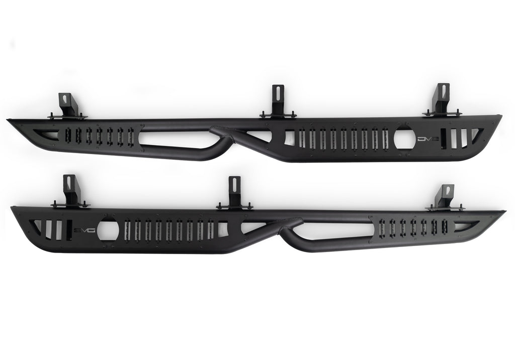 DV8 Offroad SRJK-08 4-Door Jeep Wrangler JK OE Plus Side Steps