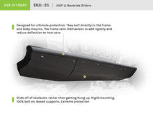 Load image into Gallery viewer, DV8 Offroad SRJL-01 Boat side Rock Slider for Select Jeep Wrangler