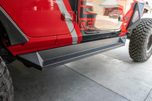 Load image into Gallery viewer, DV8 Offroad SRJL-04 Plated Slider with Step for Select Jeep Wrangler