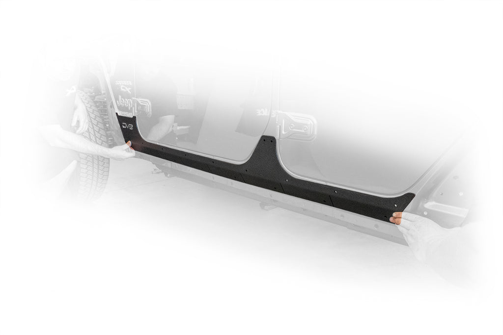 DV8 Offroad SRJL-05 Rock Skins for Select Jeep Wrangler