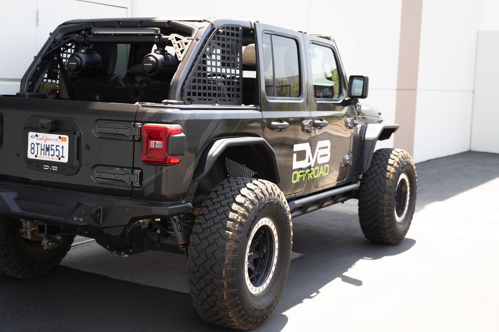 DV8 Offroad SRJL-07 Jeep Wrangler JL FS-15 Series Rock Sliders