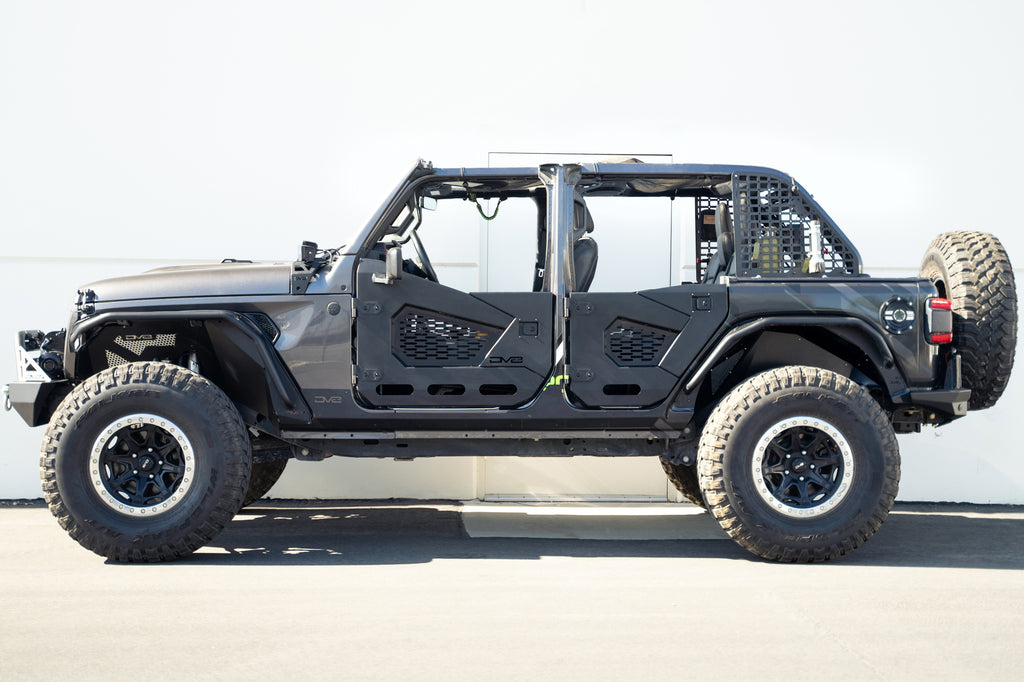 DV8 Offroad SRJL-09 Jeep Wrangler JL 4-Door Rock Skins