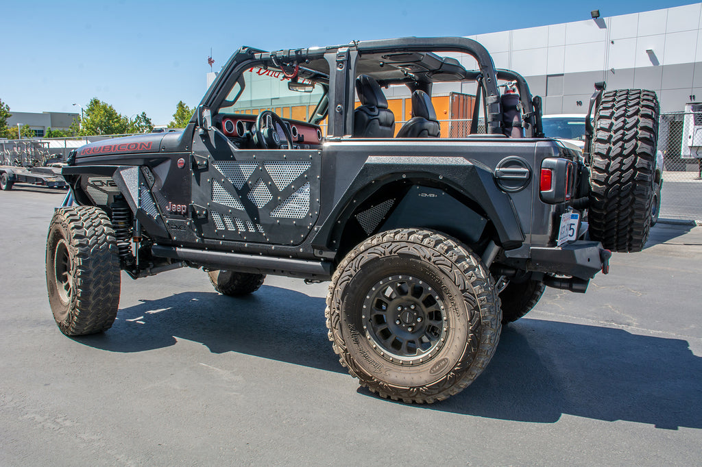 DV8 Offroad SRJL-25 Rock Skins for Select Jeep Wrangler