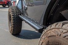 Load image into Gallery viewer, DV8 Offroad SRJL-26 Rock Slider with Rock Skin for Select Jeep Wrangler