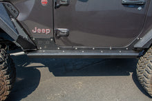 Load image into Gallery viewer, DV8 Offroad SRJL-26 Rock Slider with Rock Skin for Select Jeep Wrangler