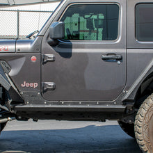 Load image into Gallery viewer, DV8 Offroad SRJL-26 Rock Slider with Rock Skin for Select Jeep Wrangler