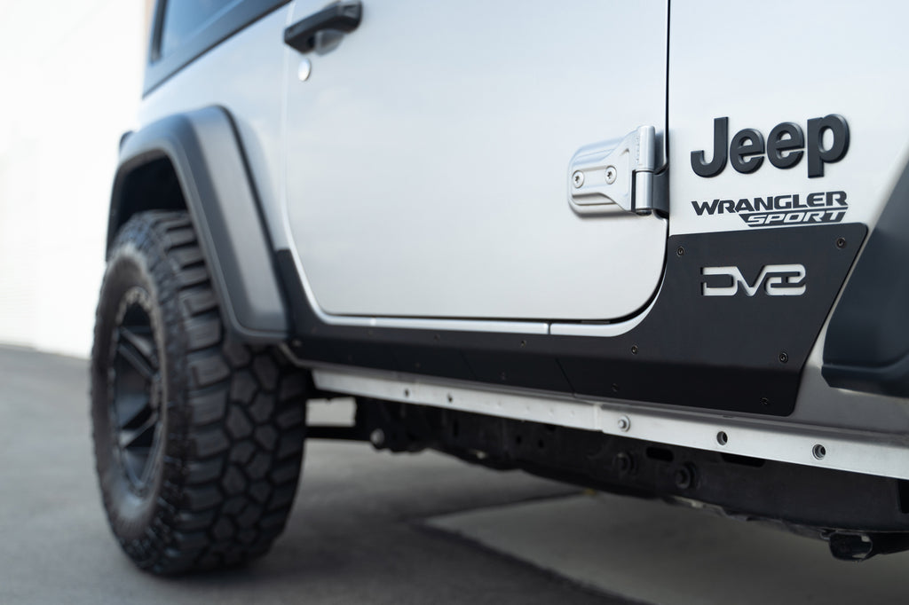 DV8 Offroad SRJL-29 Jeep Wrangler JL 2-Door Rock Skins