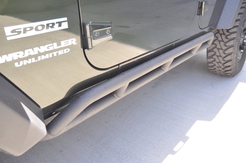 DV8 Offroad SRSOTB-01 Tubular Rock Slider for Select Jeep Wrangler, Jeep Wrangler JK