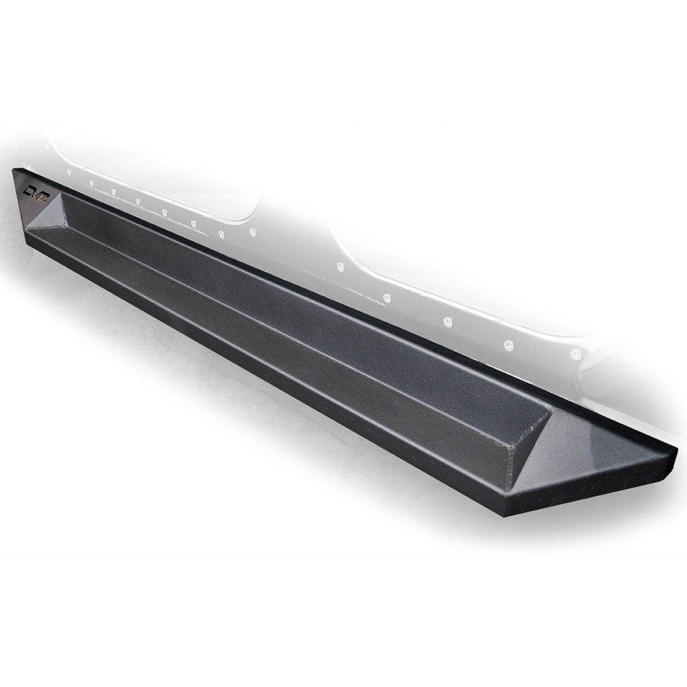 DV8 Offroad SRSOTB-10 Plated Slider with Step for Select Jeep Wrangler, Jeep Wrangler JK