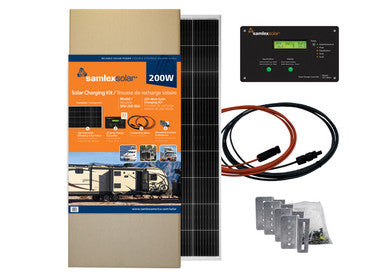 Samlex Inverters SRV-200-30A 30A Solar Charging Kit, 200 Watts with 30A Charge Controller