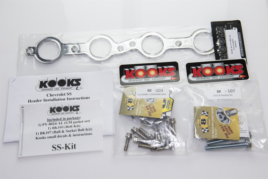 Kooks Custom Headers 25102400 1-7/8in. Stainless Headers. 2014-2017 Chevrolet SS. for Select Chevrolet SS