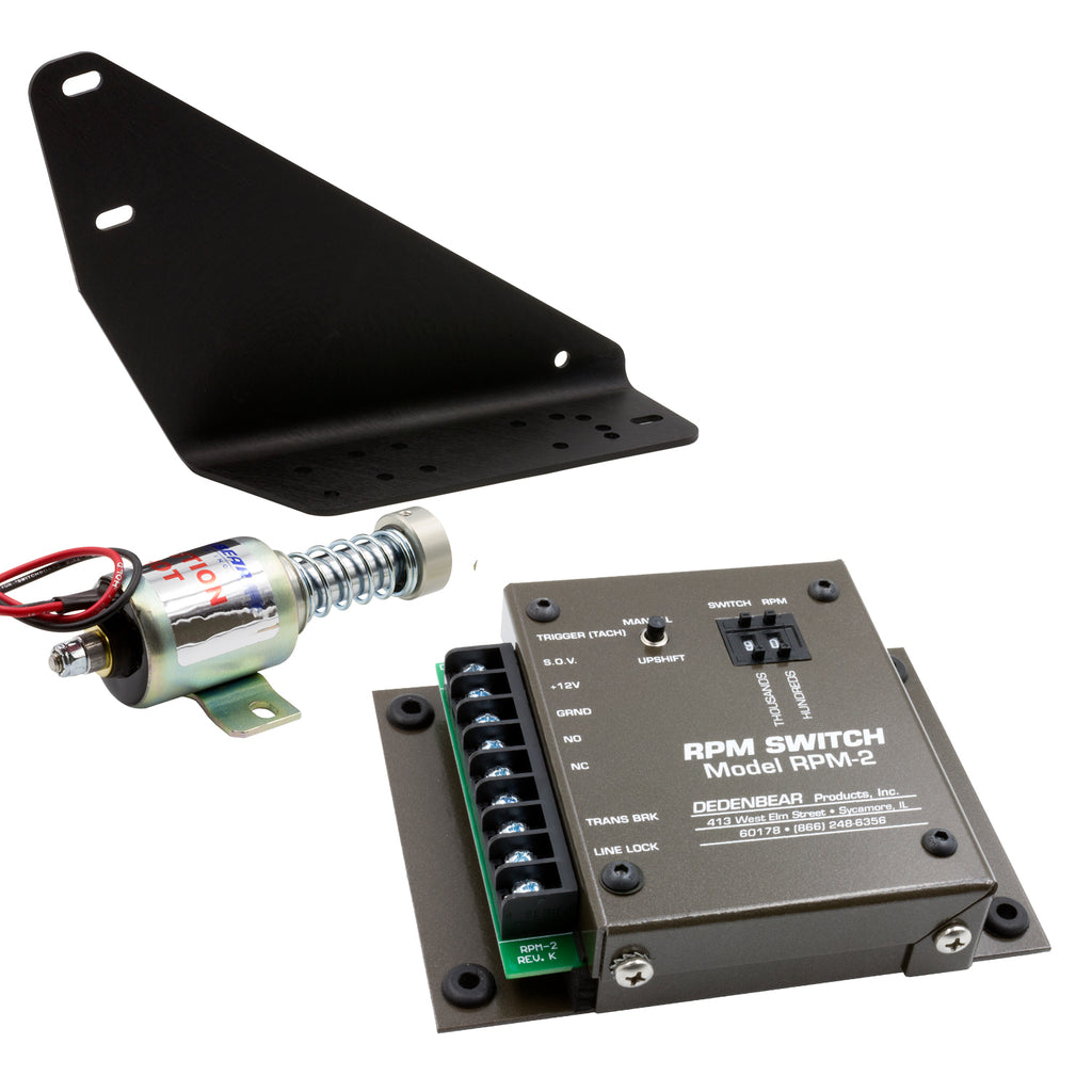 Dedenbear SS5RPM SOLENOID SHIFTER, 2 SPD. FOR B&M PRO STICK, HURST QS & HURST PISTOL GRIP W/ RPM2