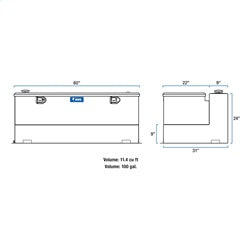 UWS ST-100-COMBO-W Liquid Transfer Tank