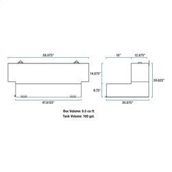 UWS ST-100HH-W Liquid Transfer Tank