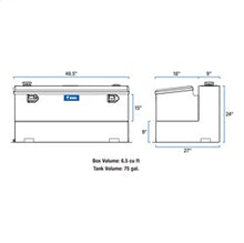 Load image into Gallery viewer, UWS ST-75-COMBO-W Liquid Transfer Tank