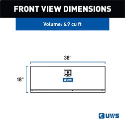 UWS ST-TBUB-36-MB Truck Tool Box