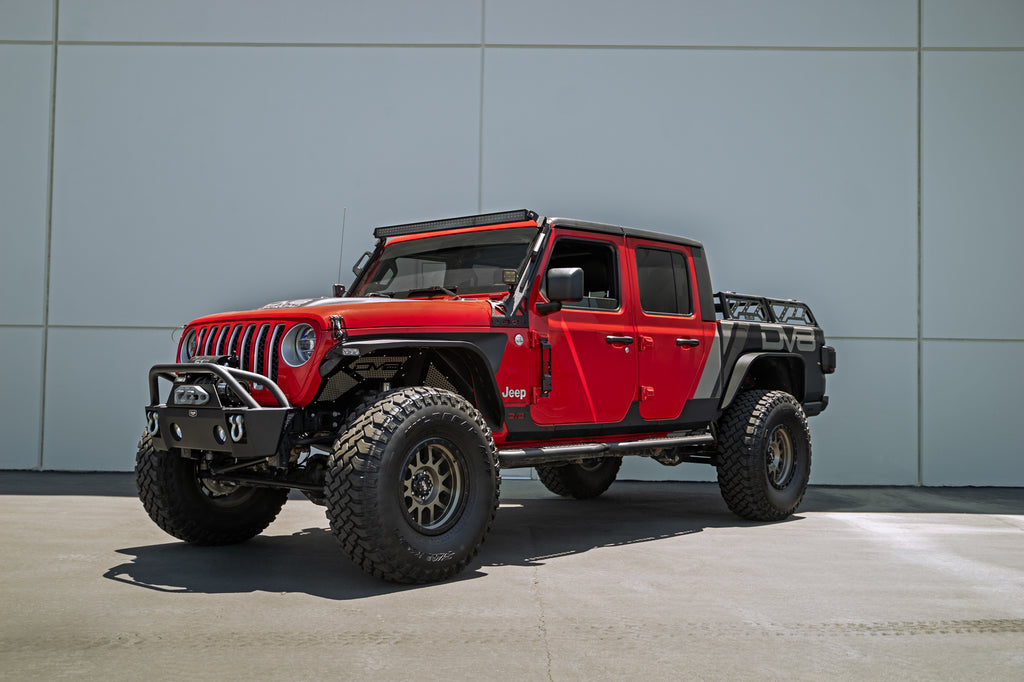 DV8 Offroad STJL-04 Jeep Wrangler JK/JL & Gladiator JT Hinge Mounted Steps