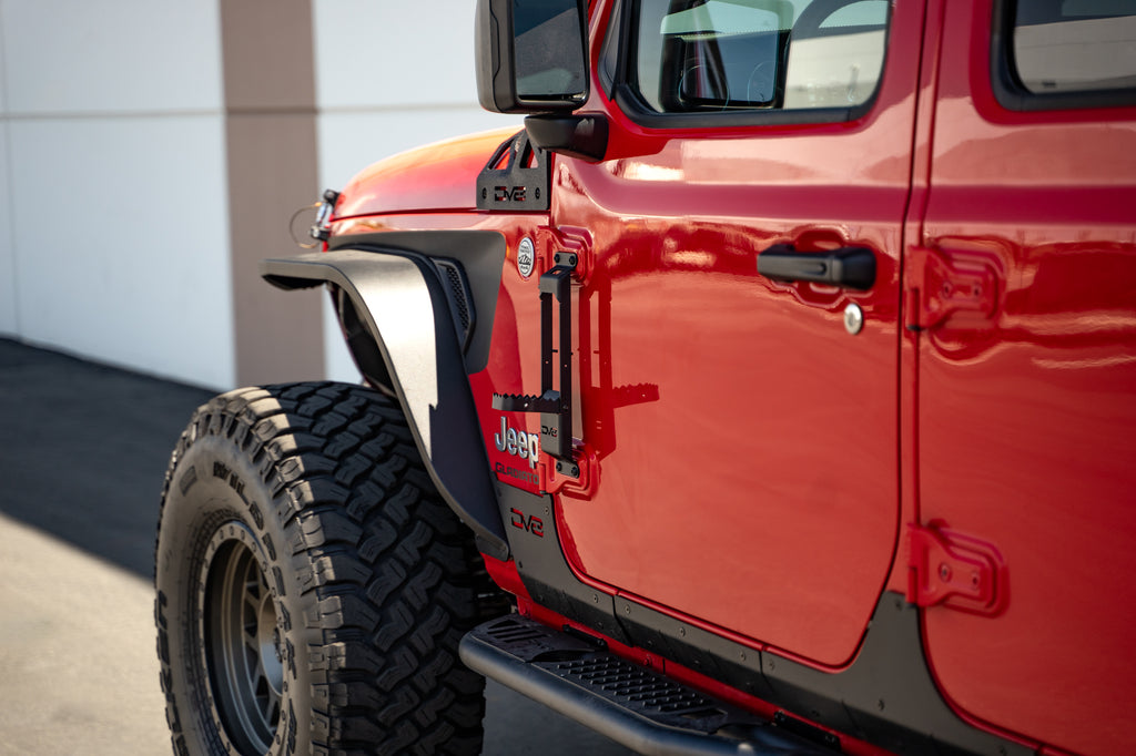 DV8 Offroad STJL-04 Jeep Wrangler JK/JL & Gladiator JT Hinge Mounted Steps