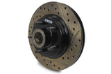 STOPTECH 127.61018CL Sport Cryo Drilled/Slott ed Brake Rotor; Front Le