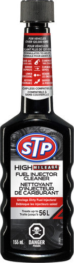 STP 15982B High Mileage Fuel Injector Cleaner, 155mL