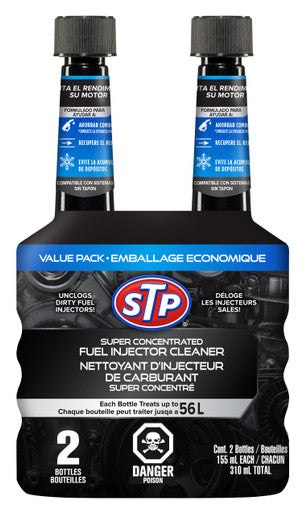 STP 17119B Super Concentrated Fuel Injector Cleaner, 155 mL