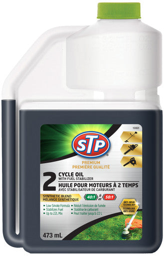 STP 19003 Premium 2-Cycle Oil w Fuel Stabilizer (473 mL)