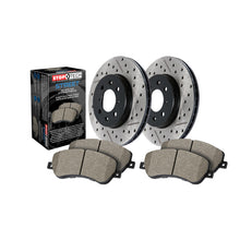 Load image into Gallery viewer, STOPTECH 938.62065 Street Axle Pack Drilled /Slotted Front
