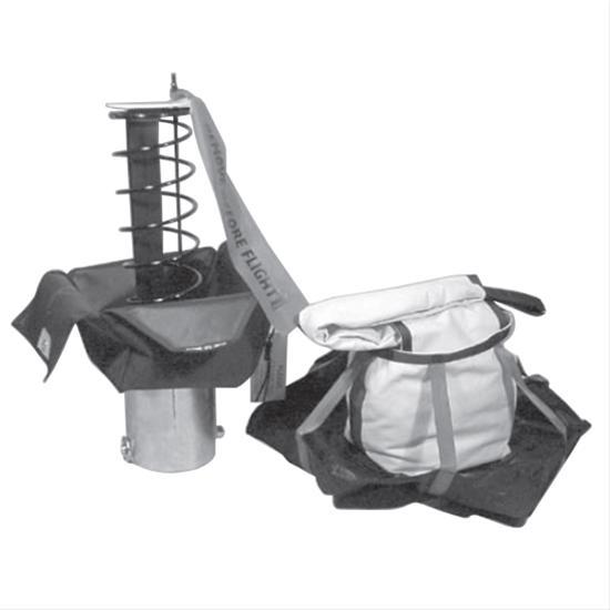 STROUD SAFETY 4104801-01 410 Chute Black w/Sm Spring Launcher