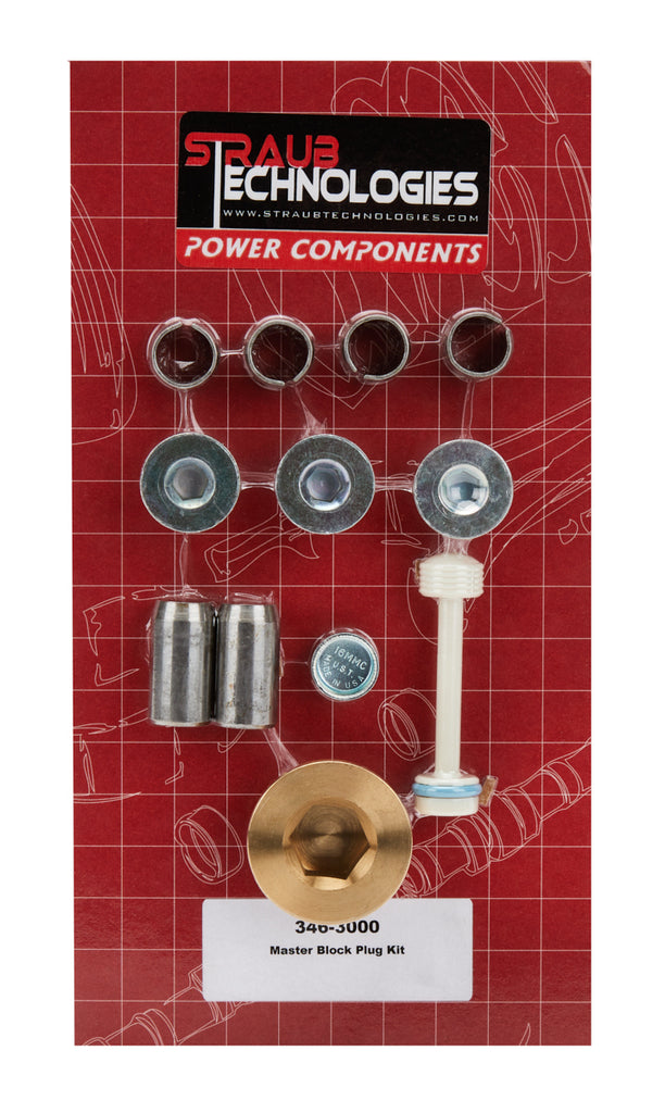 STRAUB TECHNOLOGIES INC. 346-3000 LS Engine Plug Kit Master Block Kit
