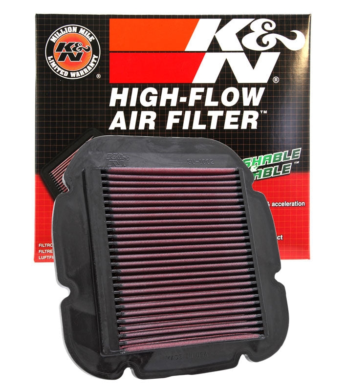 K&N SU-1002 Replacement Air Filter for Select Suzuki DL1000 V-Strom, Suzuki DL1000 V-Strom Adventure, Suzuki DL650 V-Strom, Suzuki DL650 V-Strom ABS, Suzuki DL650A V-Strom 650 ABS, Suzuki DL650A V-Strom 650XT, Suzuki DL650A V-Strom 650XT Adventure,