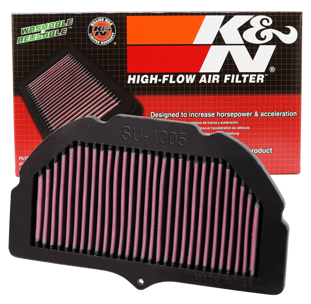K&N SU-1005 Replacement Air Filter for Select Suzuki GSX-R1000