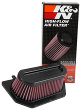 Load image into Gallery viewer, K&amp;N SU-1017 Replacement Air Filter for Select Suzuki GSX-R1000, Suzuki GSX-R1000 A, Suzuki GSX-R1000 A ABS, Suzuki GSX-R1000 A GP, Suzuki GSX-R1000 ABS, Suzuki GSX-R1000R, Suzuki GSX-R1000R 100th Anniversary Edition, Suzuki GSX-R1000R ABS, Suzuki