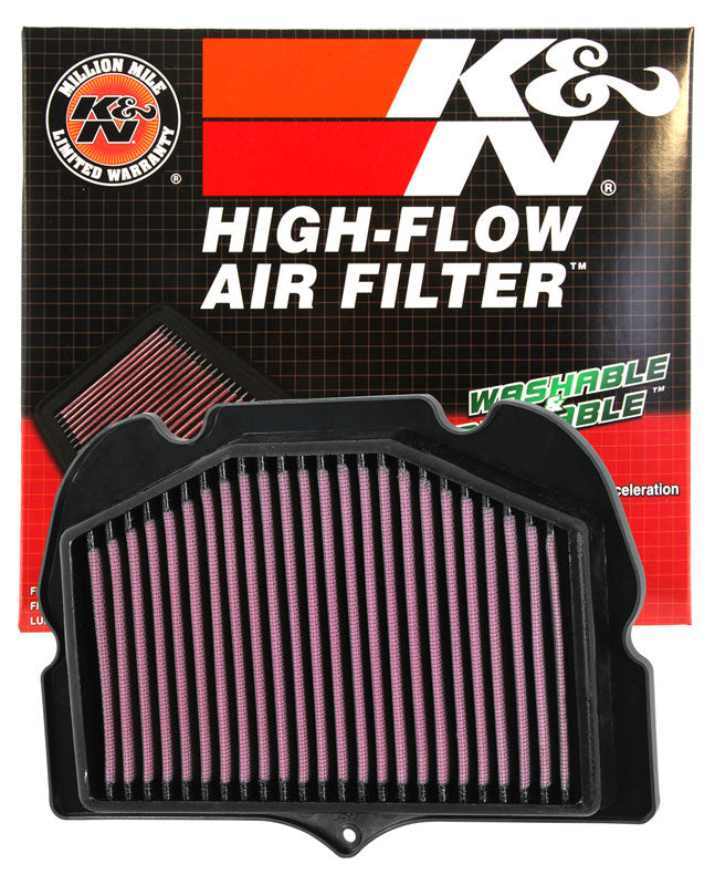 K&N SU-1308 Replacement Air Filter for Select Suzuki GSX1300R Hayabusa, Suzuki GSX1300R Hayabusa 50th Ann Edition, Suzuki GSX1300R Hayabusa Limited Edition, Suzuki GSX1300RA Hayabusa