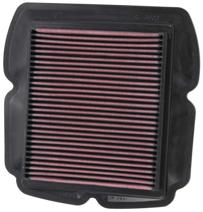 K&N SU-6503 Replacement Air Filter for Select Suzuki SV1000/S, Suzuki SV650, Suzuki SV650A ABS, Suzuki SV650S, Suzuki SV650SA ABS
