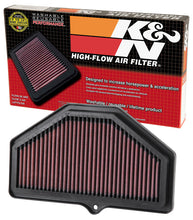 Load image into Gallery viewer, K&amp;N SU-7504 Replacement Air Filter for Select Suzuki GSX-R600, Suzuki GSX-R750