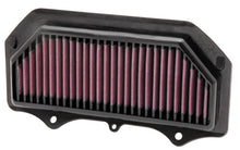 Load image into Gallery viewer, K&amp;N SU-7511 Replacement Air Filter for Select Suzuki GSX-R600, Suzuki GSX-R600 30 Years, Suzuki GSX-R600 GP, Suzuki GSX-R600Z, Suzuki GSX-R750, Suzuki GSX-R750 100th Anniversary Edition, Suzuki GSX-R750 50th Ann Edition, Suzuki GSX-R750Z