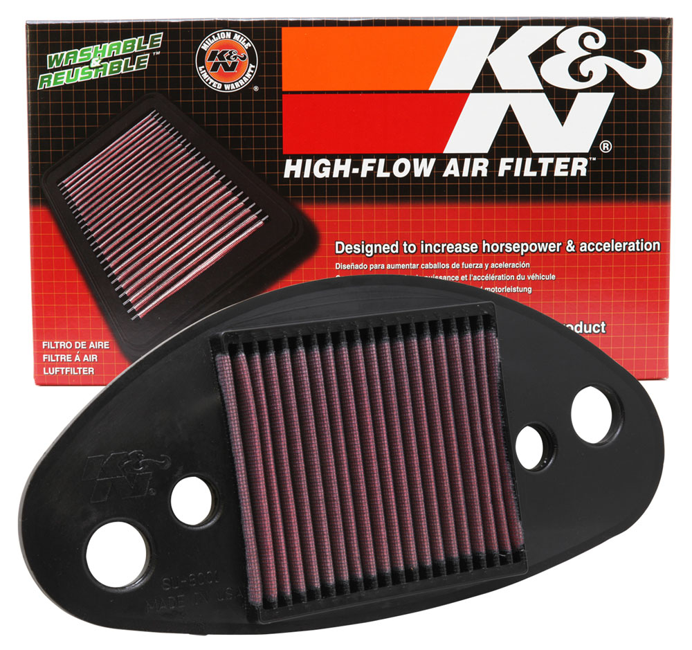 K&N SU-8001 Replacement Air Filter for Select Suzuki C50 Boulevard, Suzuki C50B Boulevard, Suzuki C50C Boulevard, Suzuki C50T Boulevard, Suzuki VL800 Intruder Volusia