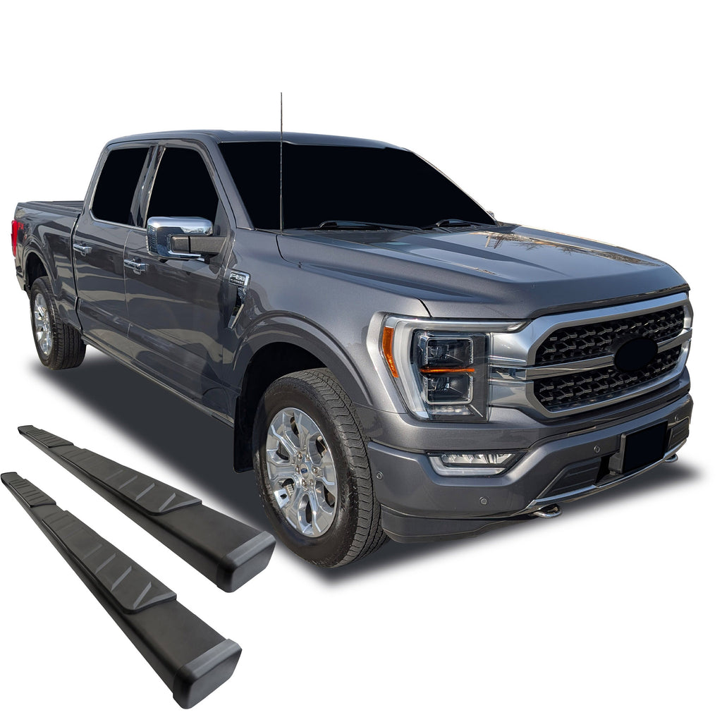 Black Horse Off Road SU-FO0279BK Summit Running Boards for Select Ford F-150, Ford F-250 Super Duty, Ford F-350 Super Duty, Ford F-450 Super Duty, Ford F-550 Super Duty