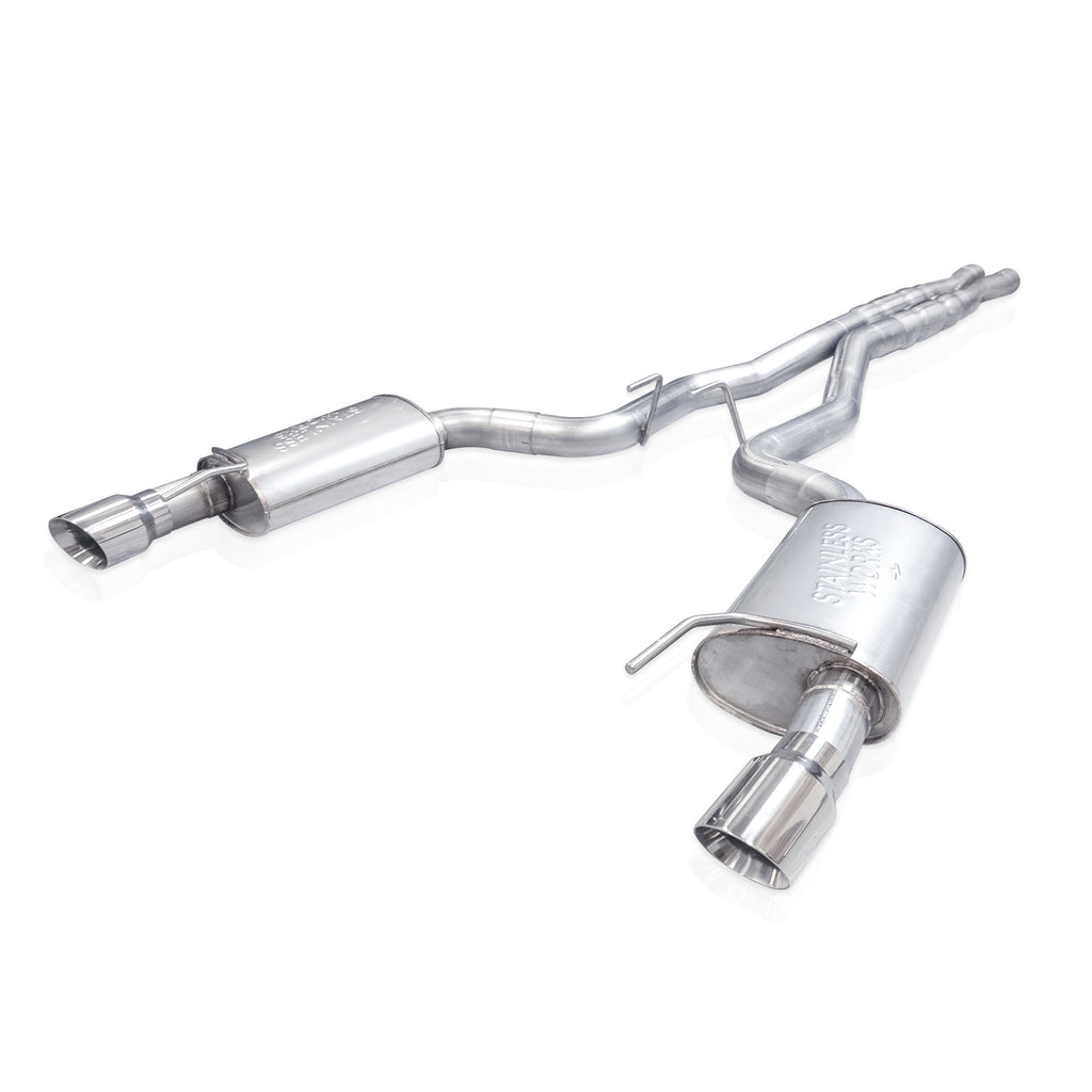 STAINLESS WORKS M24CBXFCR 24-   Ford Mustang 5.0L Catback Exhaust w/X-Pipe