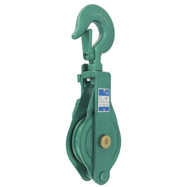 JET 130106 6" Single Sheave Snatch Block - 2 T