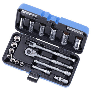 JET 600229 3/8" DR SAE Socket Wrench Set - 6 pt. - 21 pc