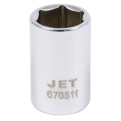 JET 670511 1/4" DR x 11mm Regular Chrome Socket - 6 Pt.