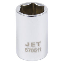 Load image into Gallery viewer, JET 670511 1/4&quot; DR x 11mm Regular Chrome Socket - 6 Pt.