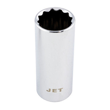JET 671412 3/8" DR x 3/8" Deep Chrome Socket - 12 Pt.
