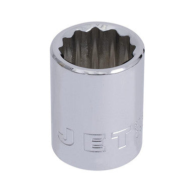 JET 671609 3/8" DR x 9mm Regular Chrome Socket - 12 Pt.