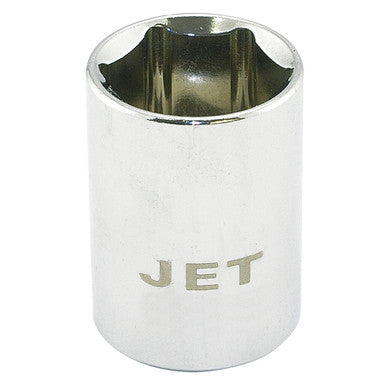 JET 672512 1/2" DR x 12mm Regular Chrome Socket - 6 Pt.