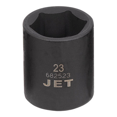 JET 682523 1/2" DR x 23mm Regular Impact Socket - 6 Pt.