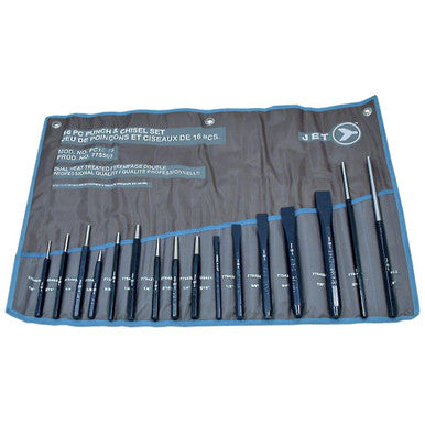 JET 775508 Punch and Chisel Set - 16 pc