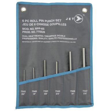 JET 775526 Roll Pin Punch Set - 6 pc